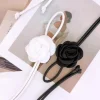 corde de taille florale bohème pour femmes, robe fine, jupe, manteau, chaîne de taille, nœud, ceinture, décoration