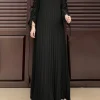 zanzea robe longue de soirée plissée à manches sulfpour femme musulmane, hijab, abaya, maxi, mode, printemps