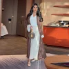 mode modeste kimono ouvert abayas pour femmes robe musulmane plissée long manteau vêtements d'extérieur islam cardigan dubaï caftan kebaya caftan nouveau