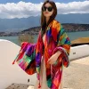 Écharpe de printemps en soie respirante, longue absorption de la sueur, châle en fil de style ethnique, protection solaire légère, écharpe hijab carrée pour vacances