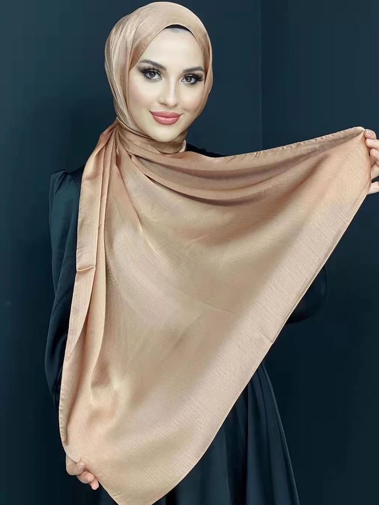 hijab femme musulman ramadan abaya femme islam foulard musulmane pour femme bonnet soie de medin abaya – foulard musulman pour femmes, châle, hijab de ramadan en satin de soie, robe turban, sous casquette instantanée
