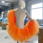 Accessoires de mariage pour mariée, couvre-bras courts colorés blancs, robes de bal, boléro sur l&rsquo;épaule, châle en maille multicouche personnalisé