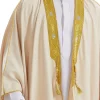 Musulmane Hombre Ramadan Abayas pour vêtements de prière hommes Kebaya ouvert Kimono musulman Abaya turquie arabe Islam Djellaba Homme Robe