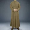 hommes musulmans jubba thobe islam vêtements robe arabe robe longue eid djellaba turquie caftan abaya daffah dishdasha thoub eid abayas