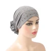 h008 dernière écharpe turban musulmane extensible intérieur hijabs couverture complète casquettes prêt à porter femmes foulard sous hijab bo