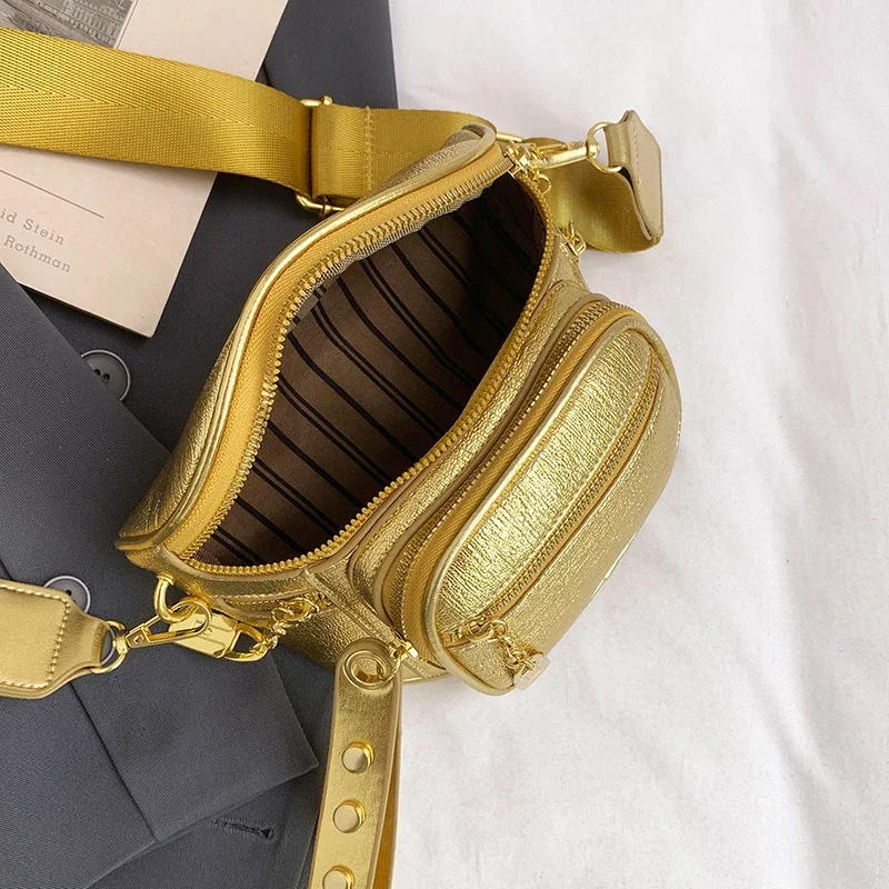 Sac de taille noir grande capacité, sac de poitrine antivol pour femmes, sac de selle de styliste en cuir Pu, sacs à ceinture banane