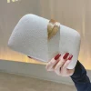 pochette de soirée pour femmes, sac à main de dîner formel à la mode, pochette de demoiselle d'honneur de mariage, sac à épaule de luxe avec chaîne, porte monnaie de fête cocktail