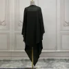une couche longue khimar hijab cravate dos voile islamique pour les femmes dubaï turquie foulard musulman écharpe châles vêtements de prière ramadan