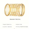 ensemble de bijoux rétro élégant pour femmes, 10 pièces, bracelets superposés en argent, usage quotidien, cadeau de fête de mariage