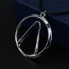 bijoux de jeu cosplay attol, collier nunl mordecai lilith roland, brique claptrap, rond, géométrique, argent, document, vente en gros