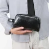 pochette pour hommes d'affaires de haute qualité en cuir pu souple sac à main sac à main pour téléphone pochettes de mode de luxe hommes cadeau d'anniversaire pochettes
