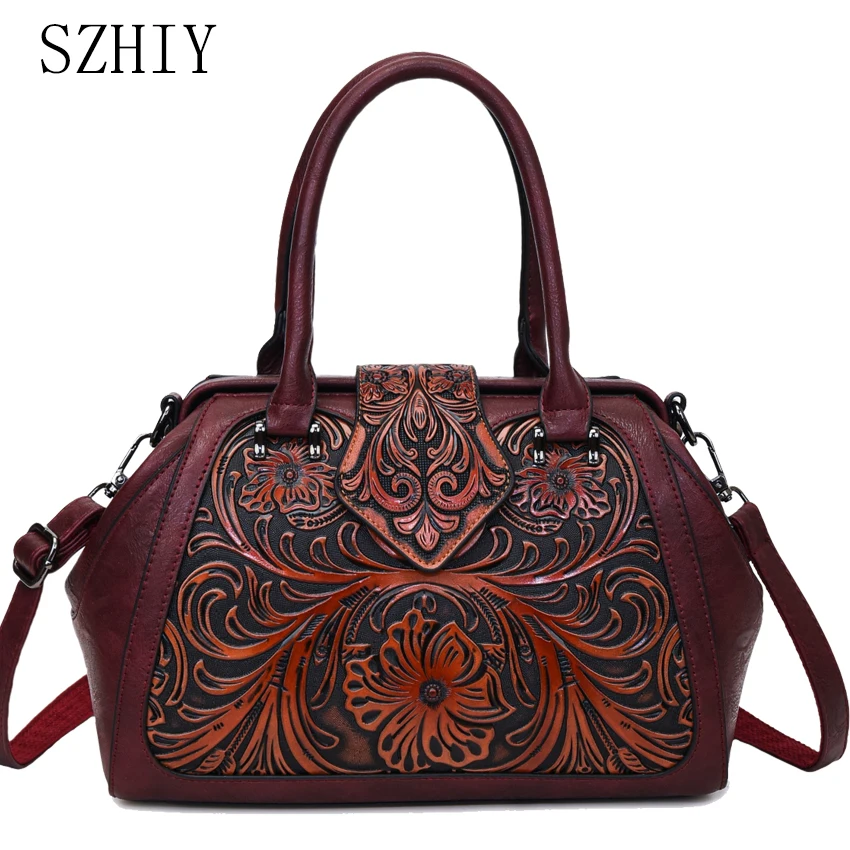 Sac à main rétro de haute qualité pour femmes, sac à bandoulière luxueux de styliste, soulagement 3D, poche de bureau, marque Bolsos Lujo, nouveau paquet cadeau