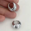 boucles d'oreilles en argent pour femmes, élégantes, avec nœud en zircon scintillant, accessoires de bijoux boutique à la mode, cadeaux de fête pour la saint valentin