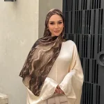 Echarpe Hijab imprimee Musulmane, Premium, Degrade, Teinture Par Nouage, Aquarelle, Marbre, Chale Imprime, Nouvelle Collection
