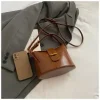 sac à bandoulière élégant pour femmes, sac à main de luxe en cuir souple, sac seau à la mode pour toutes les occasions, nouvelle collection 2025