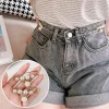 Épingles de sûreté robustes, embellissement de perles, broches décoratives pour pull, épingles de sûreté pour broches artisanales décoratives, 4/1 pièces
