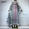 WINYI-Robe Classique avec Écharpe pour Femme Musulmane, Ensemble 2 Pièces, Kaftan de Soirée, Ample, Mode Streetwear, Abaya de Luxe, Dubaï