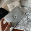 Élégant litchi Grain porte-monnaie pochette courte Ultra mince femmes court portefeuille fermeture éclair multi-fonction PU cuir porte-carte femmes