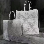 Sac à main en dentelle blanche ivoire pour femmes, sacs légers d&rsquo;été chics, sacs de mariage de fête de mode, sacs à main pour femmes, fourre-tout initiés à la mariée