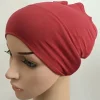 mode modal coton coton musulman intérieur hijab tube casquettes islamique sous écharpe chapeaux 39 couleurs sont disponibles