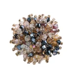 Mini perles en biscuits tissées à la main, appliques 3D, embellissements de couture de vêtements, patch, décoration de cartable, artisanat, badges sur sac à dos