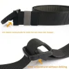 ceinture en nylon moderne pour hommes, design sans trou, ceinture web souple et réglable, ceintures à cliquet classiques confortables, occasions décontractées