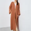 moyen orient élégant abaya femmes musulmanes à manches longues broderie ample abayas islamique maxi robes caftans arabes jilbabs