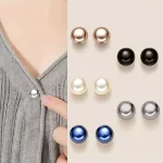 Épingles à boutons en perles, couvre-boutons de sécurité décoratifs pour chaussures, chapeaux, sacs, châles, broche à aiguille fixe, bricolage, 10 pièces