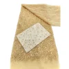 maille nette africaine brodée avec des paillettes, jianxi.c 1408.2809, tissu français perlé de dentelle, tissu de dentelle de partie