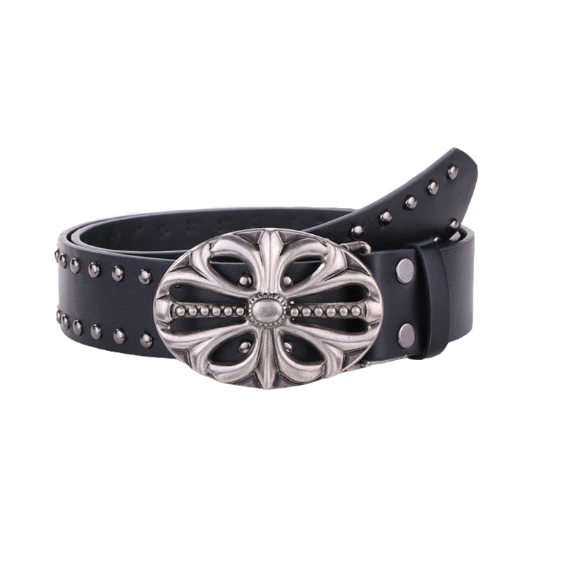 Ceinture côtelée tendance pour femme, vêtement vintage en jean chic, ceinture décorative vent foncé