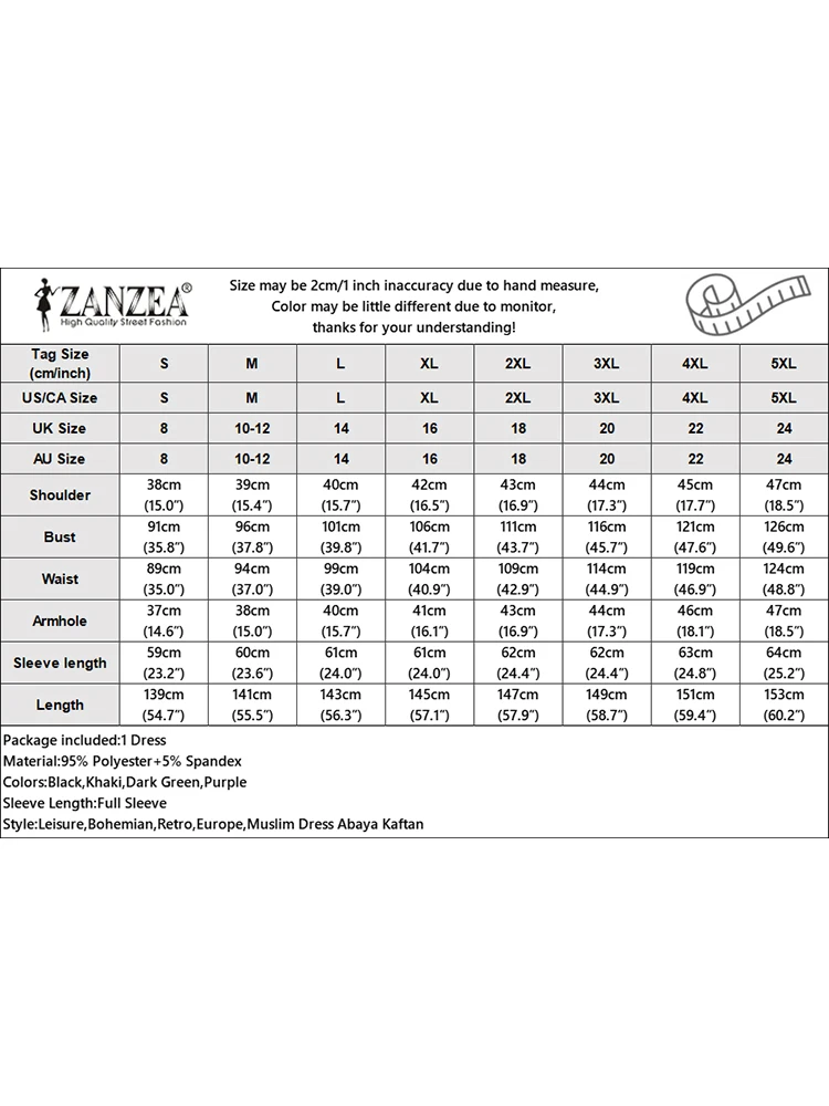 zanzea femmes musulmanes été abaya robe d'été solide vêtements islamiques marocain robe robe femme mode à manches longues caftan robe