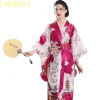 peignoir kimono traditionnel japonais pour femme, pyjama imprimé floral populaire, nouvelle collection