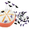 Épingles de couture à broderie patchwork, accessoires de couture chauve souris d'halloween, outils de décoration à faire soi même, 50/100 pièces