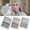 Grande taille Kuffiyeh imprime Hijab coton écharpe respirant doux longue mode avant foulards foulard musulman Hijabs châle Ramadan