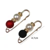 chimbeads Épingles de sécurité en métal pour homme et femme, broche strass, perle simulée, décor de robe, Écharpe, manteau, sac, accessoires