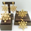 ensembles de bijoux couleur or pour femmes, pendentif de carte africaine de luxe, boucles d'oreilles, bracelets de manchette, bague réglable, cadeaux d'ornement de mariage