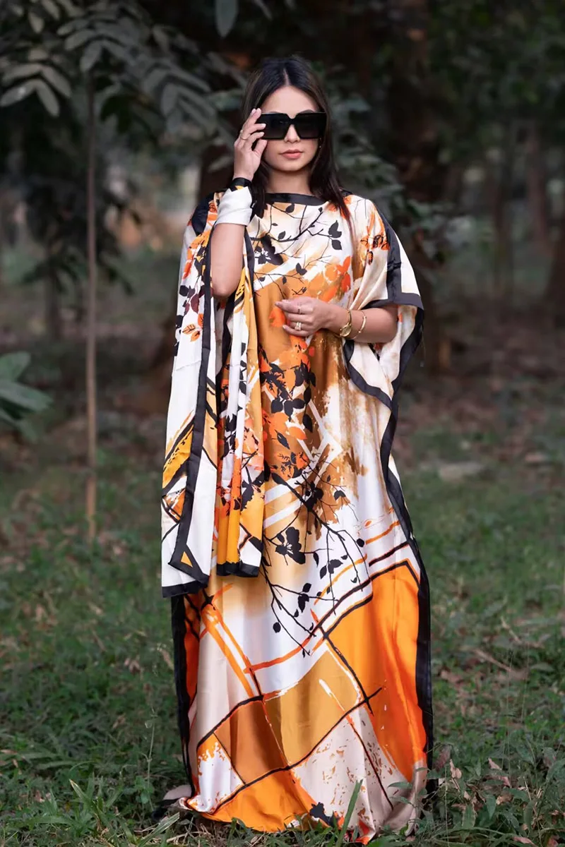 abaya robe musulmane africaine traditionnelle imprimée, caftan, robes de fête d'anniversaire, boubou, vêtements africains, mode, 2024