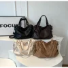 femme hobo sac à main grande capacité sacs à bandoulière grand style sac fourre tout dames en cuir souple hobos sacs de messager femmes Сумочки