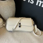 Sac messager Chic en cuir pour dames, sac à main en Option d&rsquo;épaule pour femmes par marque de luxe populaire