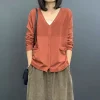 cardigans pour femmes, vêtements d'extérieur, couleur unie, pull en tricot, veste, col en v, haut en crochet, mode légère, streetwear coréen y2k chic, 2025