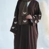 papillon broderie abayas pour femmes robe hijab musulmane caftan marocain femme jalabiya kebaya robe dubaï turquie caftan kimono
