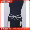 chaîne de taille pour femmes, ceinture en perles, écharpe de hanche de danse orientale, accessoires de performance sur scène élégants pour adultes