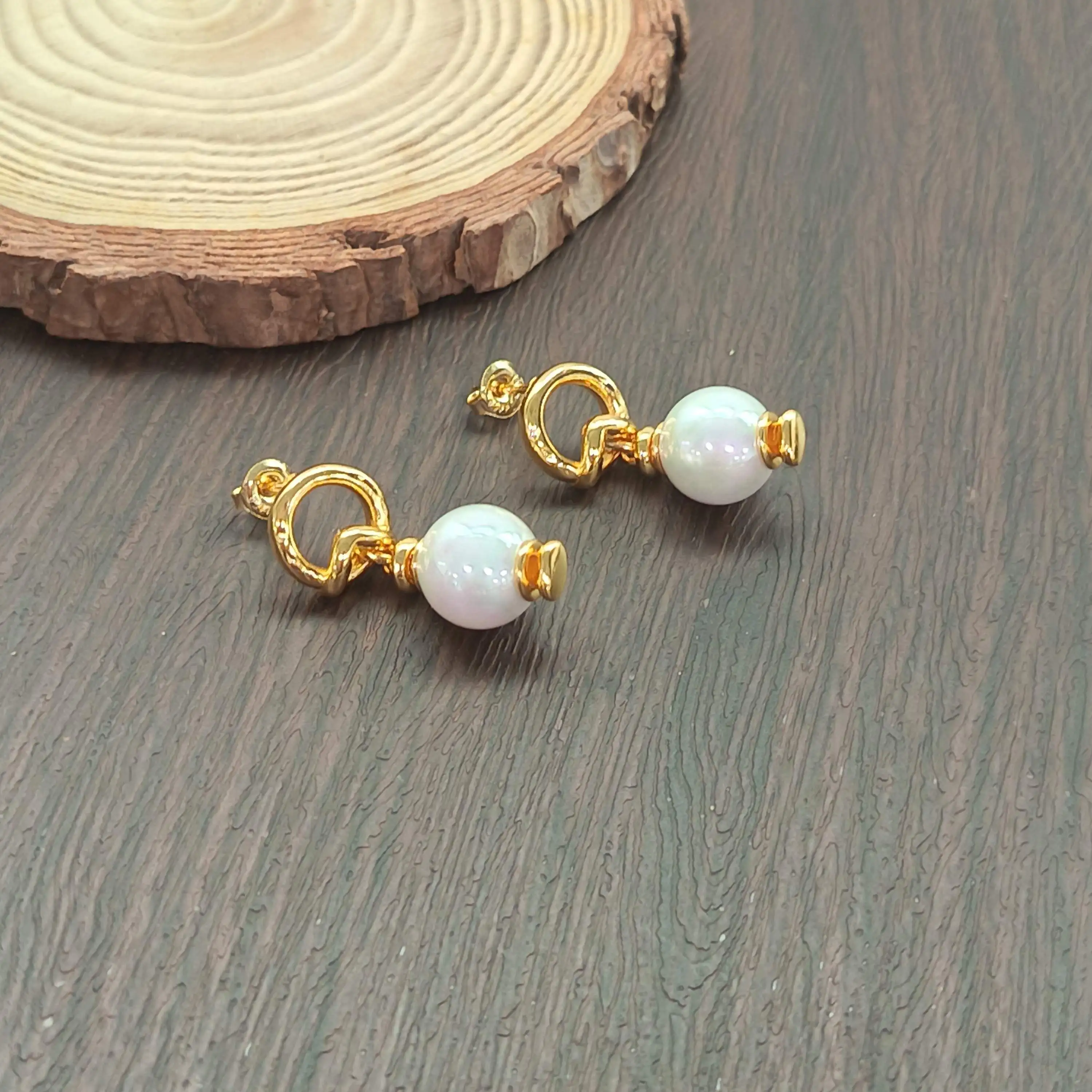 UNO DE50 nouvelle mode bijoux élégants et nobles S925 argent plaqué or haute qualité boucles d'oreilles bijoux cadeau adapté à porter