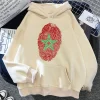 maroc maroc veste à capuche femmes anime style coréen anime polaire pull à capuche femmes streetwear sweats
