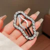 pince à cheveux étoile en strass, style coréen, frange latérale légère de luxe pour femmes, petites pinces à cheveux, accessoires de mode