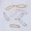 Épingles de sûreté avec anneaux, 50mm, 10 pièces, broches en métal, attaches pour kilt pour vêtements, manteau, couvertures, tricotées, accessoire de bijoux à faire soi même