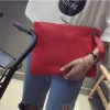 vintage jour pochette pour femmes couleur unie pu cuir sacs à main femme téléphone sac à main mode chaude bracelet sacs sac à main