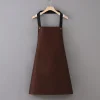 tablier polyvalent à double sangle pour les travaux de cuisine caractéristiques personnalisables couverture imperméable à l'huile durable pratique pour un usage quotidien
