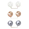 Épingles de sûreté antidérapantes en perles, 8 pièces, broche de décoration pour robe, épingles de fixation de taille, réglage du col, écharpe, mode de sécurité