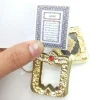 mini porte clés pendentif islamique musulman, en papier véritable, peut lire des porte clés pour arche du coran, livre du coran, petits bijoux religieux